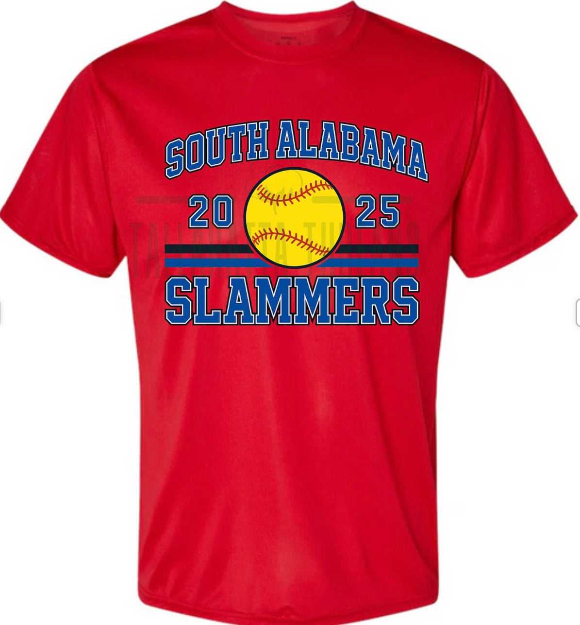 South Alabama Slammers | Varsity Letter | DriFit | Tee