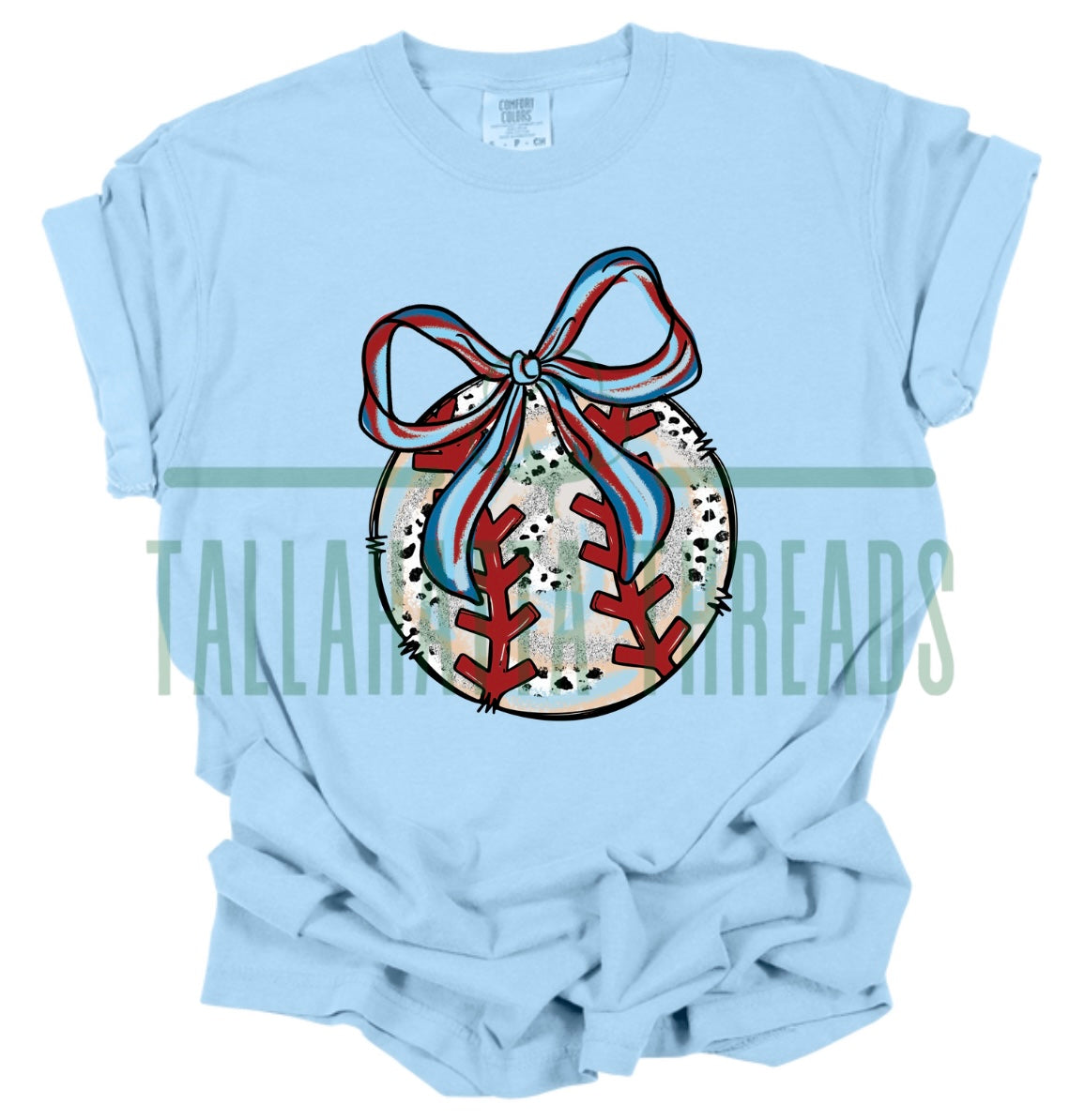 Ball & Bow | Baseball | Tee