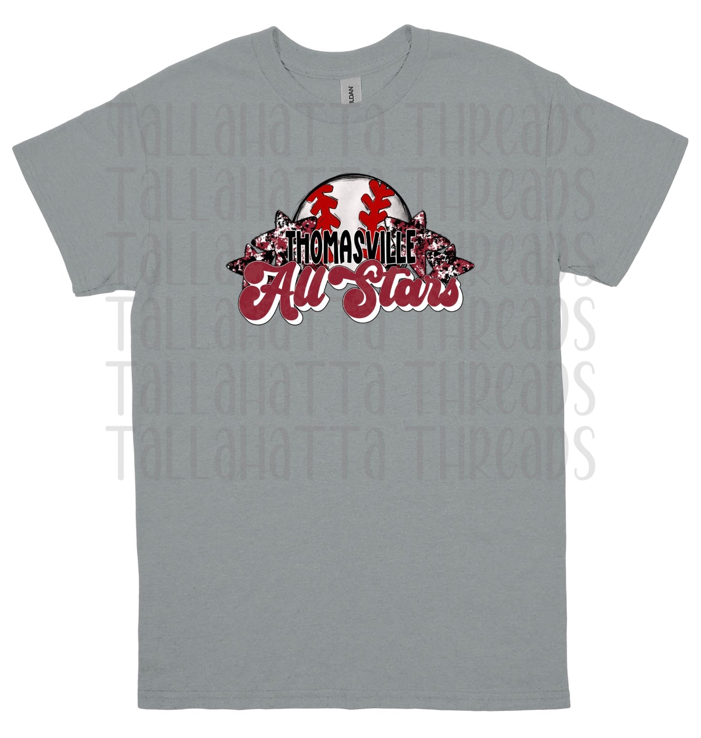 Thomasville All Stars | Comfort Colors | Baseball | Tee