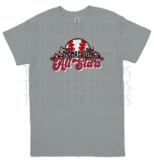 Thomasville All Stars | Comfort Colors | Baseball | Tee