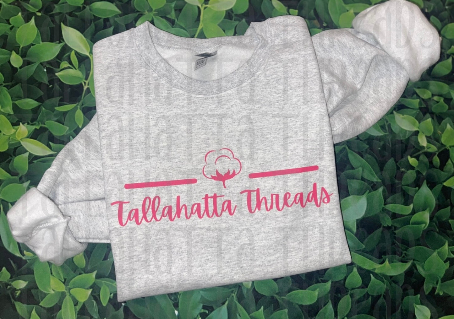 Tallahatta Threads | Pink Logo | Sweatshirt