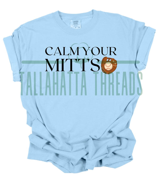 Calm Your Mitts | Baseball | Tee