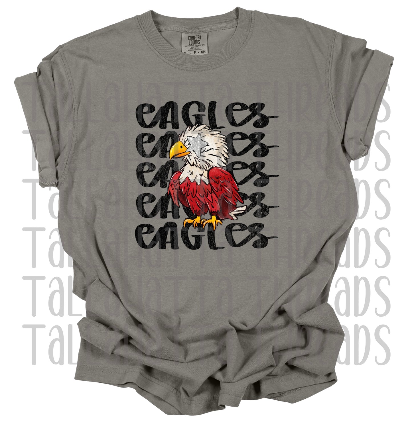 Preppy Eagles | Comfort Colors | Tee