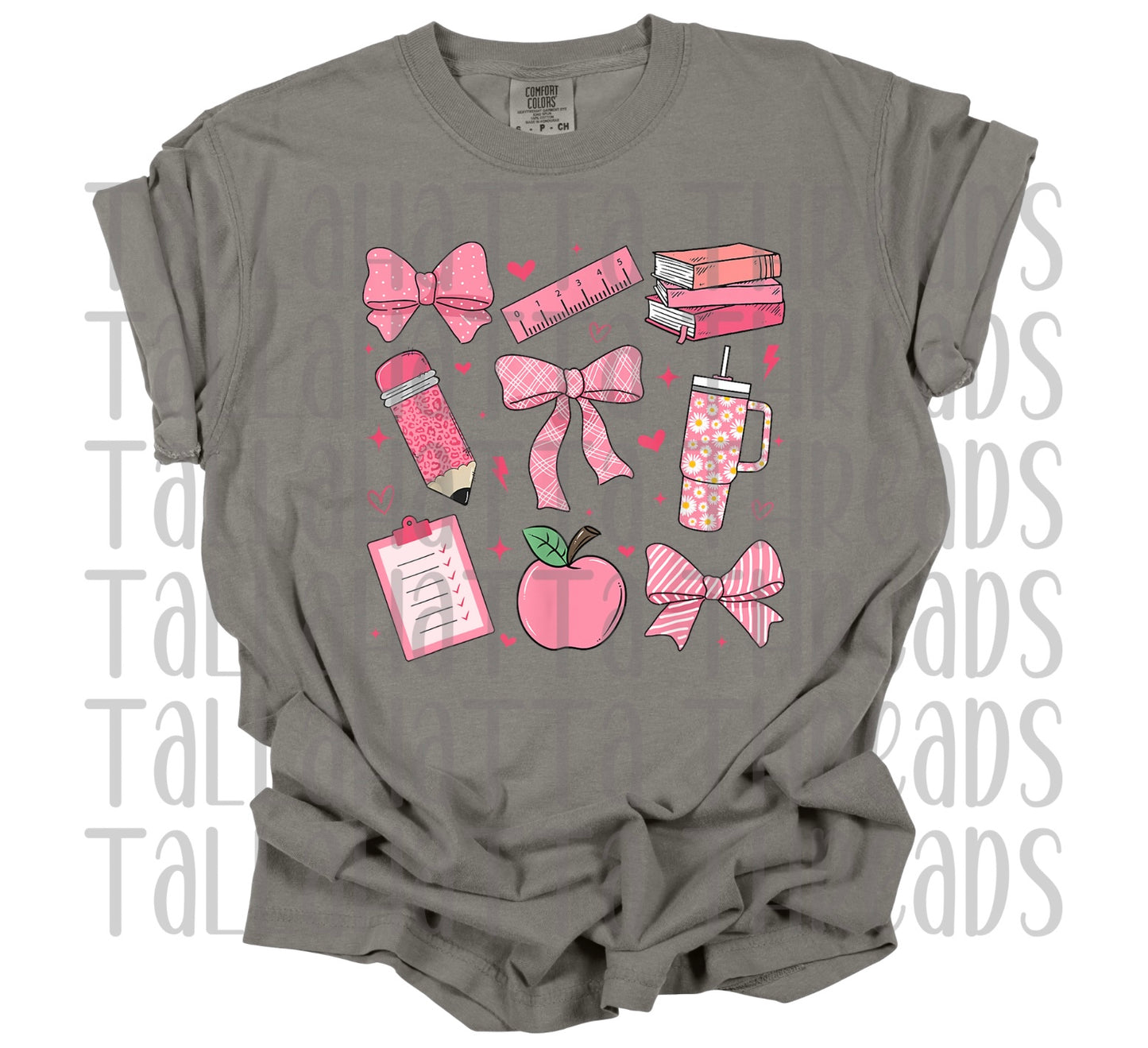 Pink Coquette Teacher | Comfort Colors | Tee