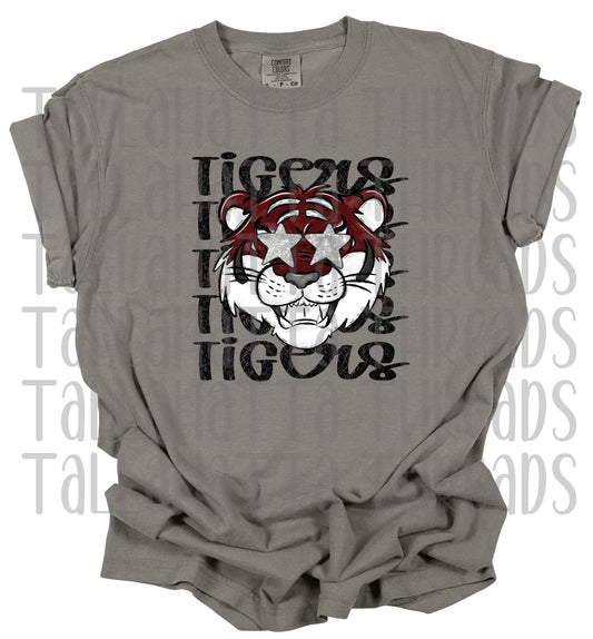 Preppy Tigers | Comfort Colors | Tee