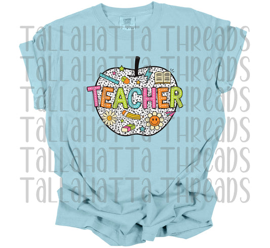 Dalmatian Dot Teacher | Comfort Colors | Tee