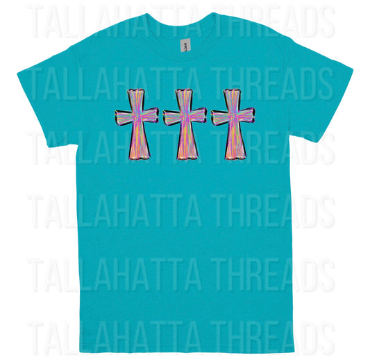 Watercolor Cross Trio | Tee