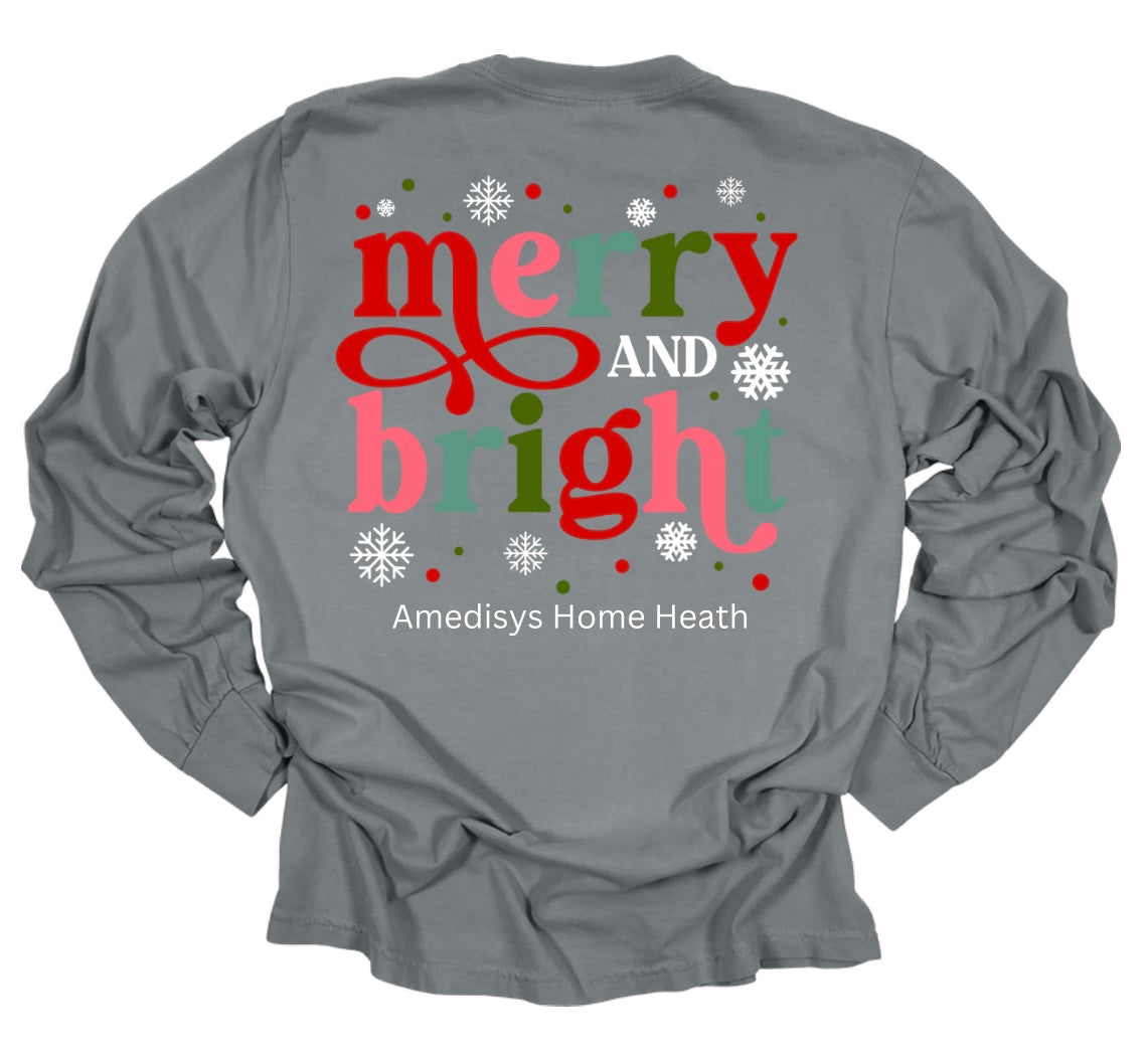 A Home Heath Christmas | Long Sleeve | Comfort Colors | Tee