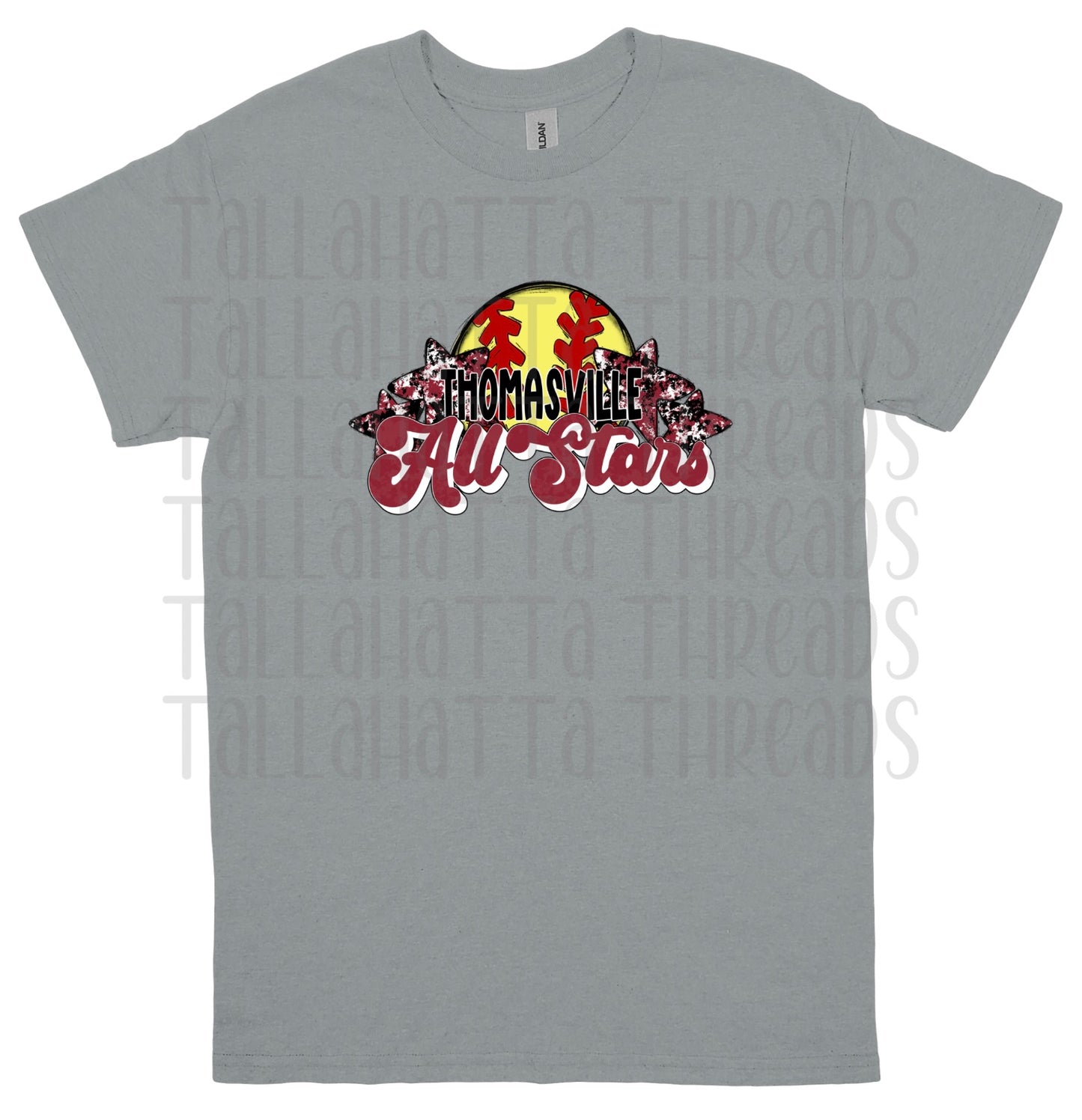 Thomasville All Stars | Comfort Colors | Softball | Tee