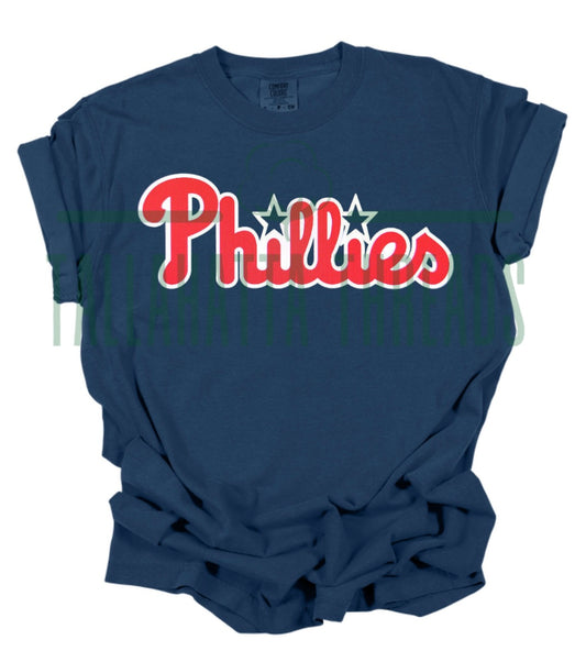 Phillies | Navy | Tee