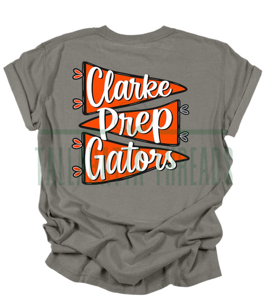 CPS Pennant Flag | Back Design | Comfort Colors | Tee