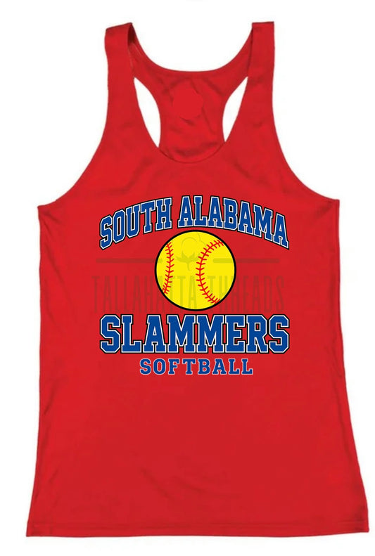 South Alabama Slammers | Varsity Letter | DriFit | Tank